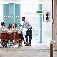 Vista 3 de Tofficu Señal de privacidad de la oficina Indicador de puerta de diapositiva de acrílico Señal de puerta abierta para sala