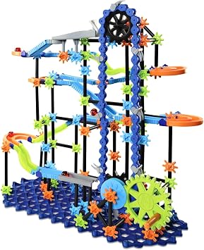 Discovery #MINDBLOWN 321-Piece Marble Run Construction and Building Kit for Kids