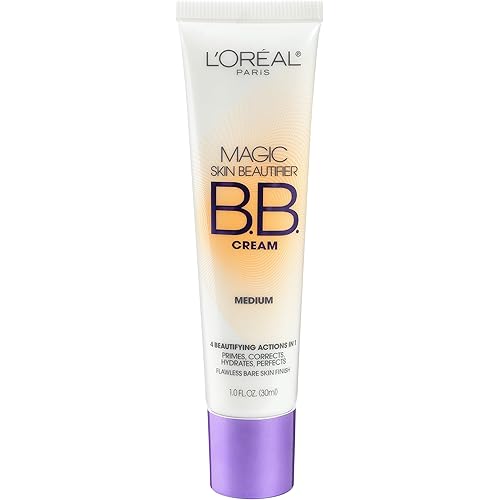 L'Oréal Paris Makeup Magic Skin Beautifier BB Cream Tinted Moisturizer, Medium, 1 fl oz, 1 Count
