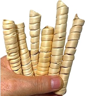 Bonka Bird Toys 3842 Pk6 Bamboo Twist Foot Talon Craft Part Bird Toy Cockatiel African Grey