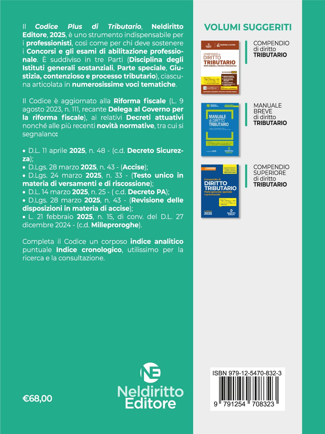 Codice di diritto tributario Plus 2025