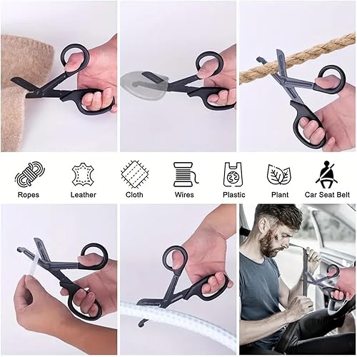 Miniatura 8 de IFAK Kit de trauma con torniquete, vendaje de 6 pulgadas, férula, kit táctico de primeros auxilios para automóvil, camping, senderismo y viajes con