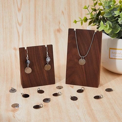 Miniatura 4 de SUPERFINDINGS 100Pcs Brass Stamping Blank Tag Charms 12mm Flat Round Metal Stamps Tags Pendants for Bracelet Necklace Jewelry Making