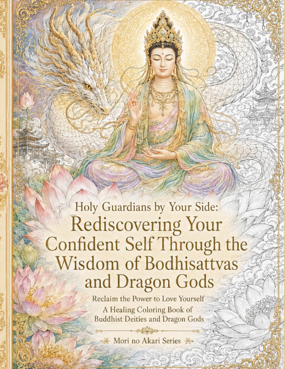 Holy Guardians by Your Side Coloring Book: A Visual Journey of Self-Love, Spiritual Healing, and Mindfulness (Mori no Akari Affirmation Coloring Book Series)