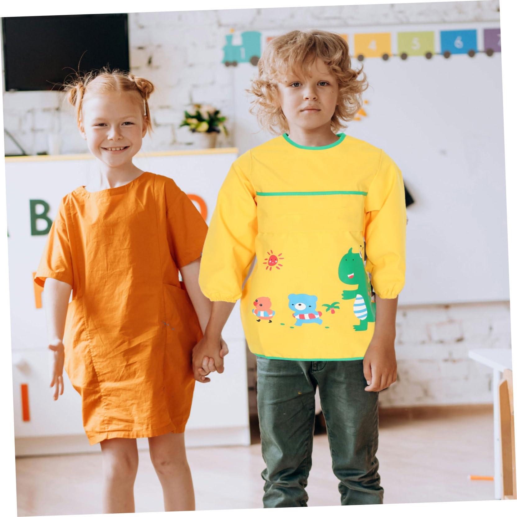 ibasenice 3 Pezzi Grembiule Per Bambini Tuta Per Bambini Grembiule Per Grembiule A Totale Infantile Grembiule Artigianale Per Grembiuli Per Artista