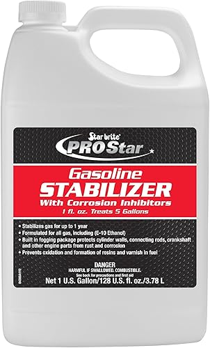 STAR BRITE Estabilizador de gasolina PRO Star – Niebla y protege los motores almacenados y todo el sistema de combustible de la corrosión – Mantén