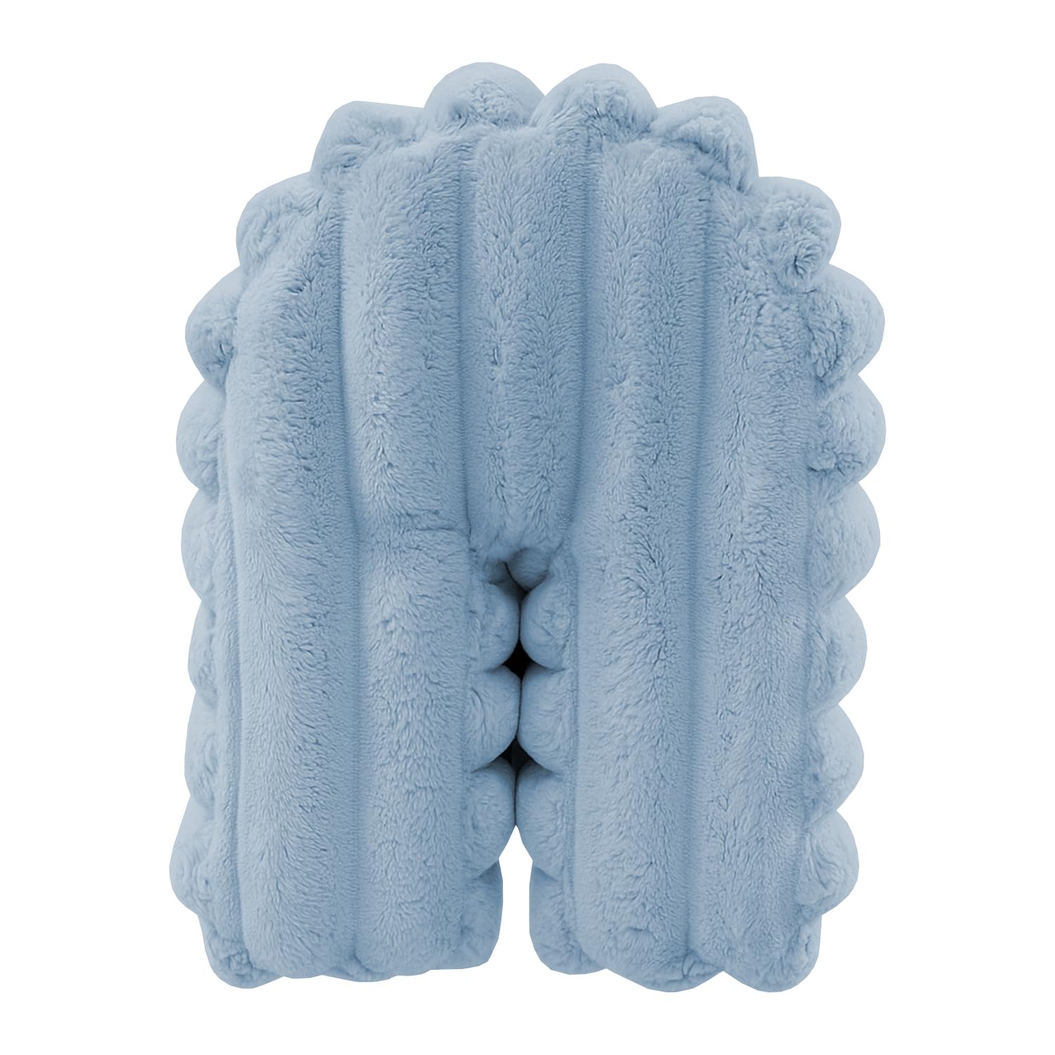 Bettkantenschutz für Kinderbetten Kissen für bettumrandung Rausfallschutz Abdeckung Kantenschutz für Babybett (BLAU Cord, 120cm)