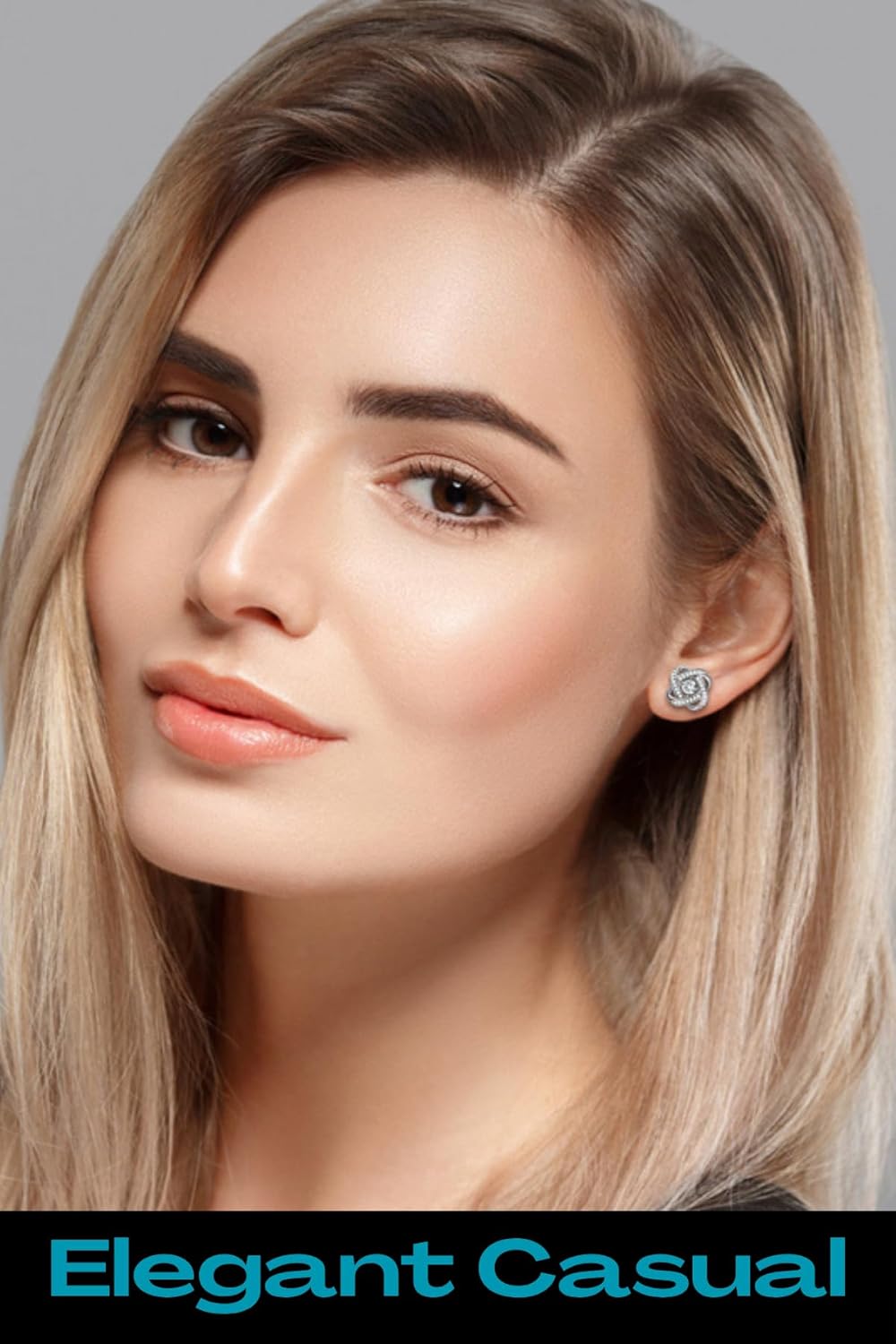 Earrings For Women Sterling Silver 925 Elegant Design Jewelry Hypoallergenic Women's Earrings - Image 3