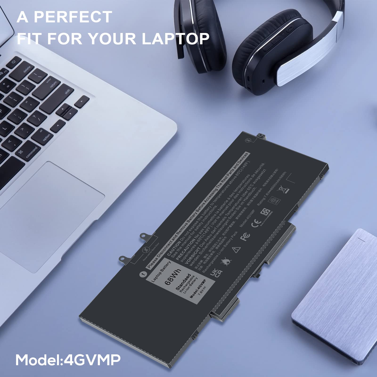 Amazon.com: Futurebatt 4GVMP Laptop Battery Replacement for