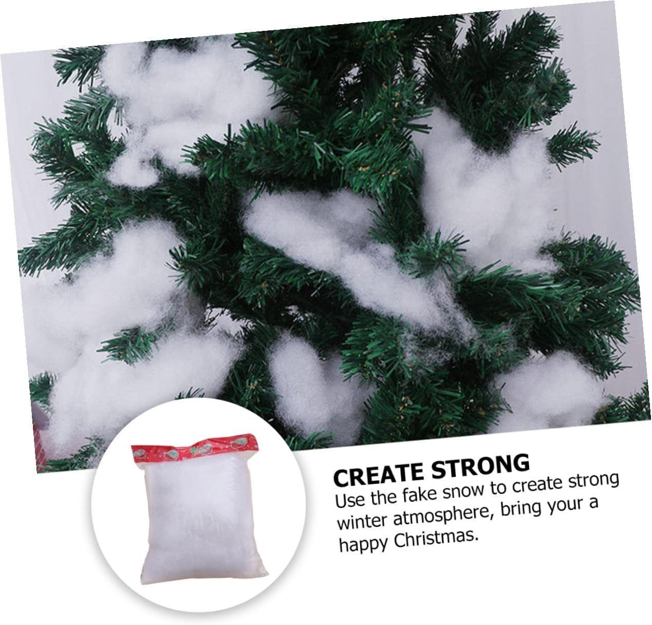 Christmas Fake Snow Decor 2pcs Artificial Holiday Snow Blanket for Indoor Seasonal Decorations and Party Table Display