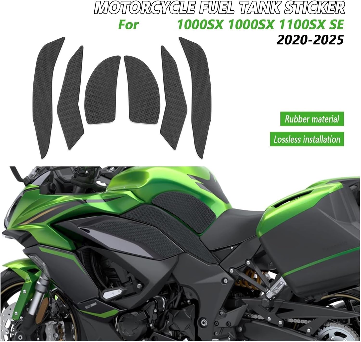 Tank Protector for Kawa&saki for NIN&JA 1000SX SE 2020-2023 2024 2025 Motorcycle Protector Stickersd