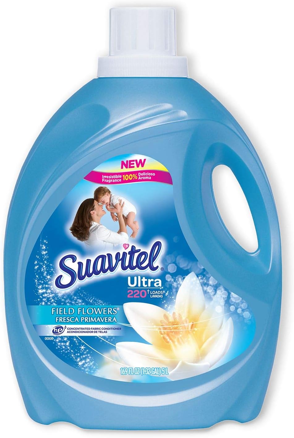 Suavitel Ultra Field Flowers Fabric Conditioner (169 oz., 220 loads)