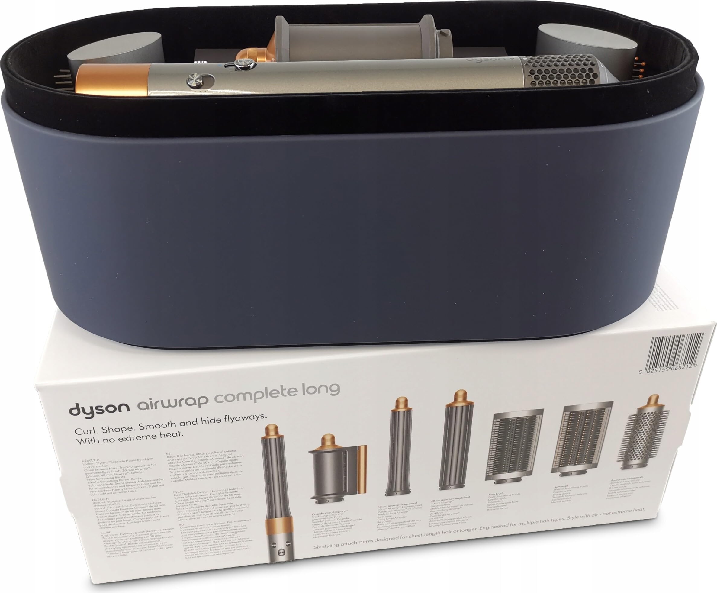 Dyson Airwrap Complete Short Multi Haarstyler, incluye 6 accesorios, rizador de pelo de aire caliente, pelo más corto que el pecho, cepillo