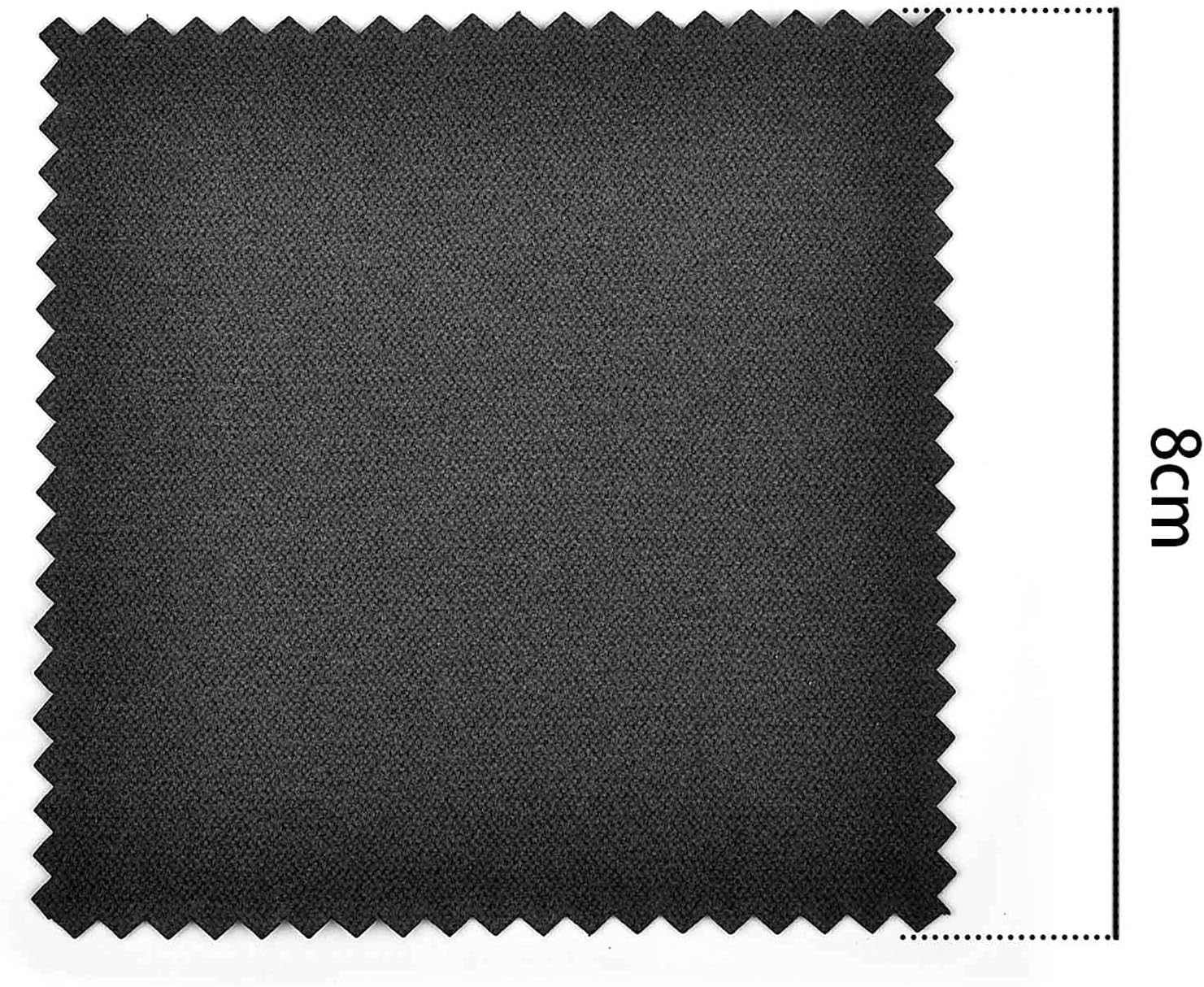 SEVENWELL 50pcs Jewelry Cleaning Cloth Dark Gray Polishing Cloth for Sterling Silver Gold Platinum Small Polish Cloth 8x8cm