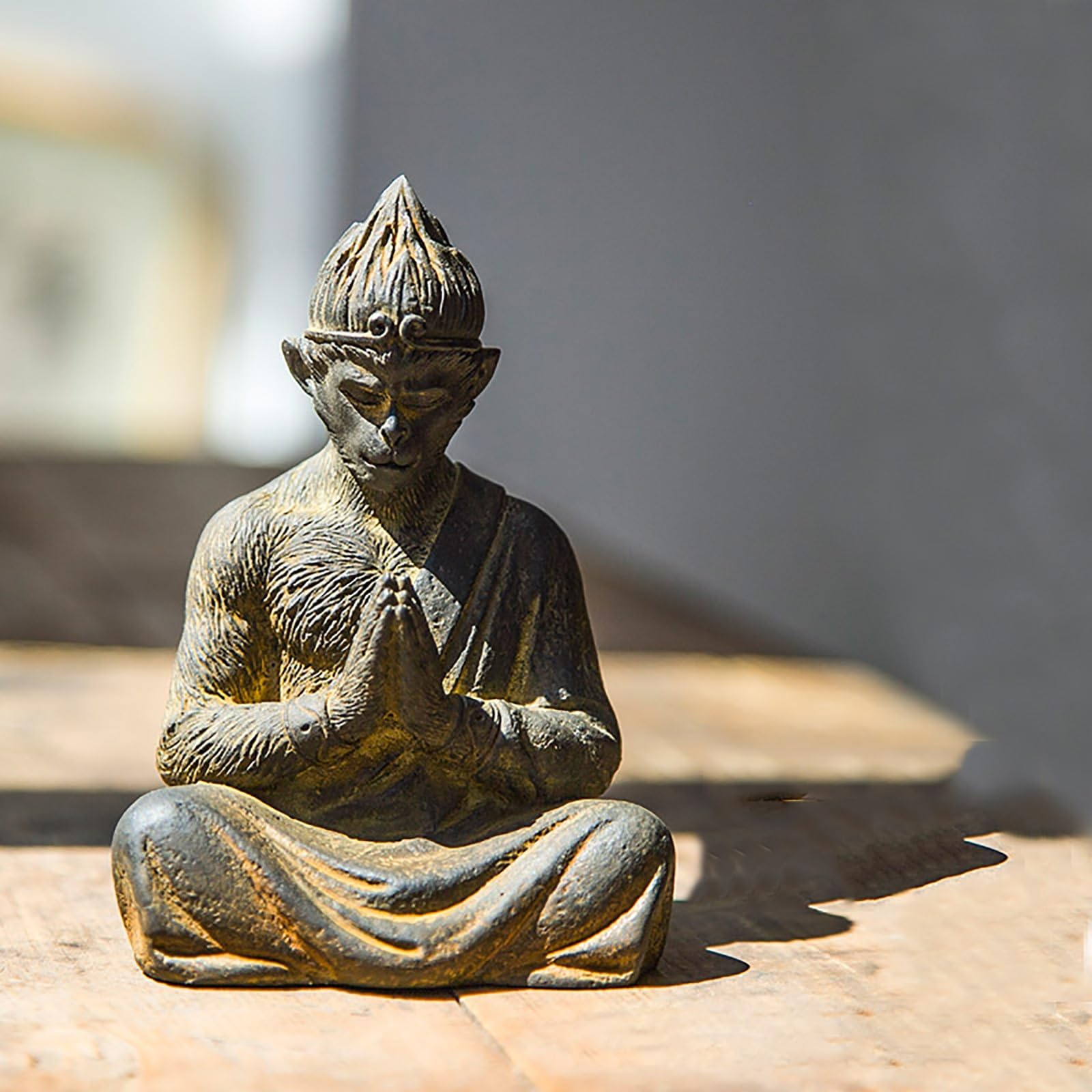 西遊記 孫悟空 ブロンズ像 銅像 斉天大聖 置物 （ その他アンティーク