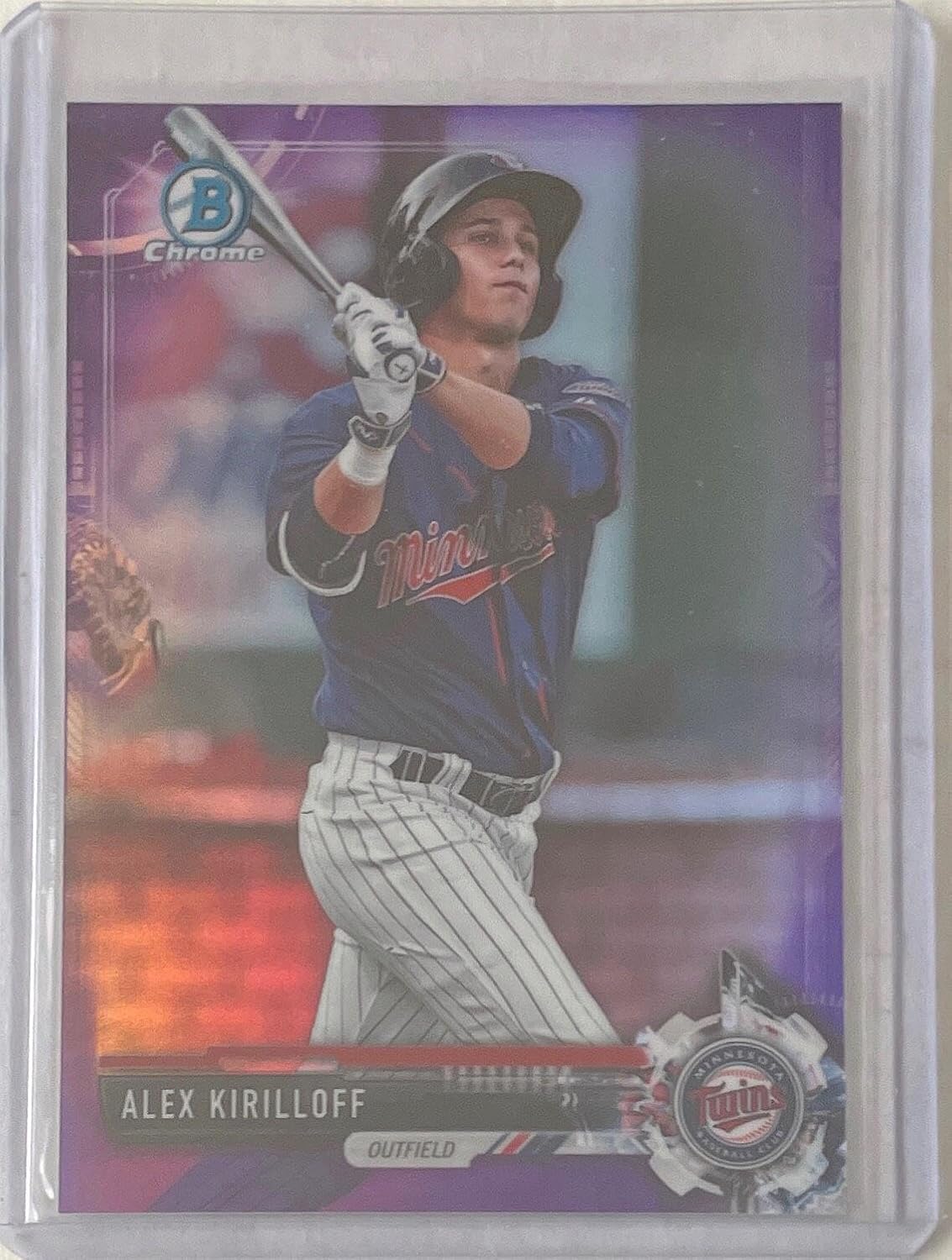 Alex Kirilloff 2017 Bowman Chrome Prospect Refractor #d 165/250 - Baseball Cards