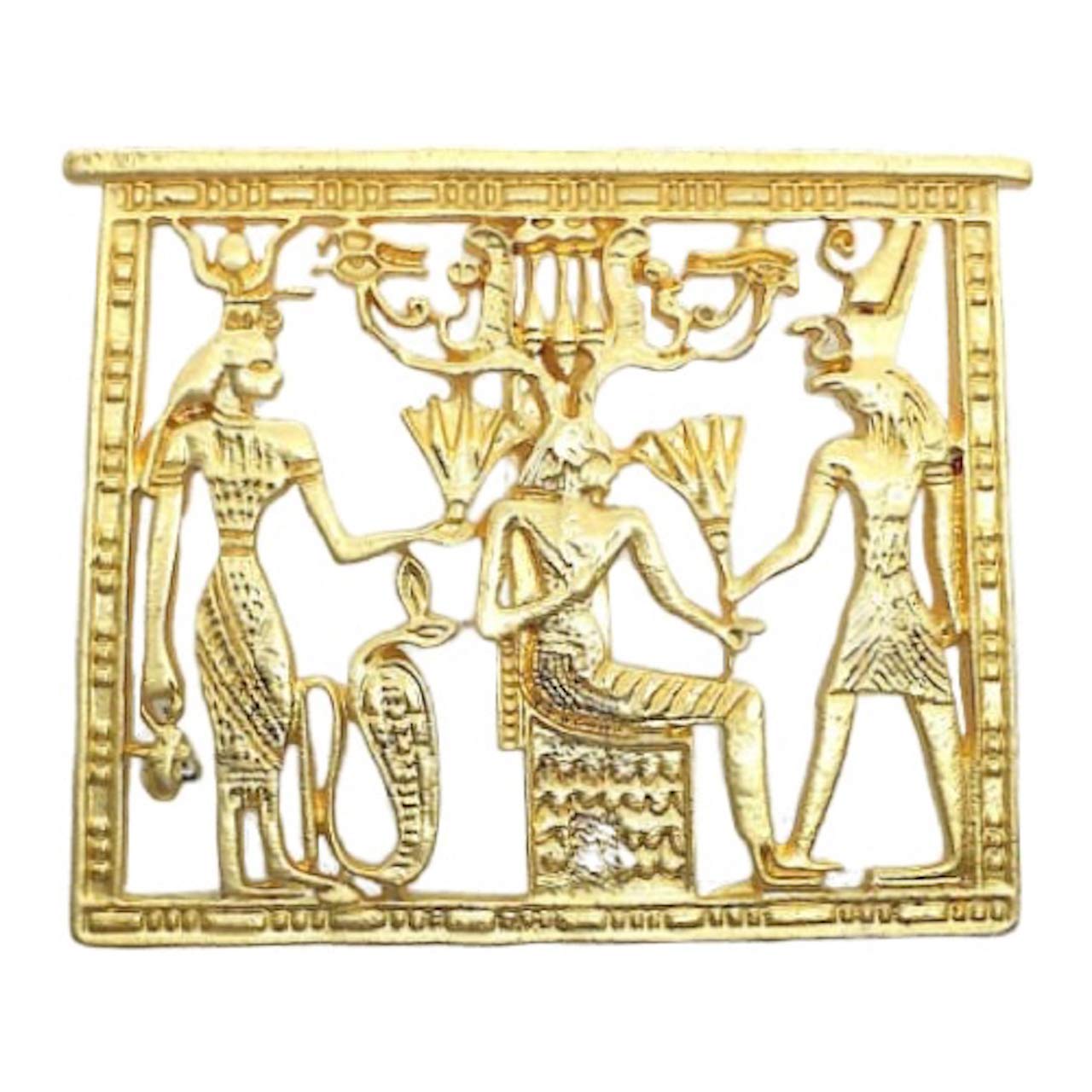 FURE Egyptian Theme Metal Brooch (Matt Golden) for Men & Women (B089GP94XZ) Amazon Price History, Amazon Price Tracker