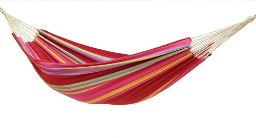 BYER OF MAINE Barbados Hammock, Authentic Brazilian, Sorbet, Recycled Cotton/Polyester