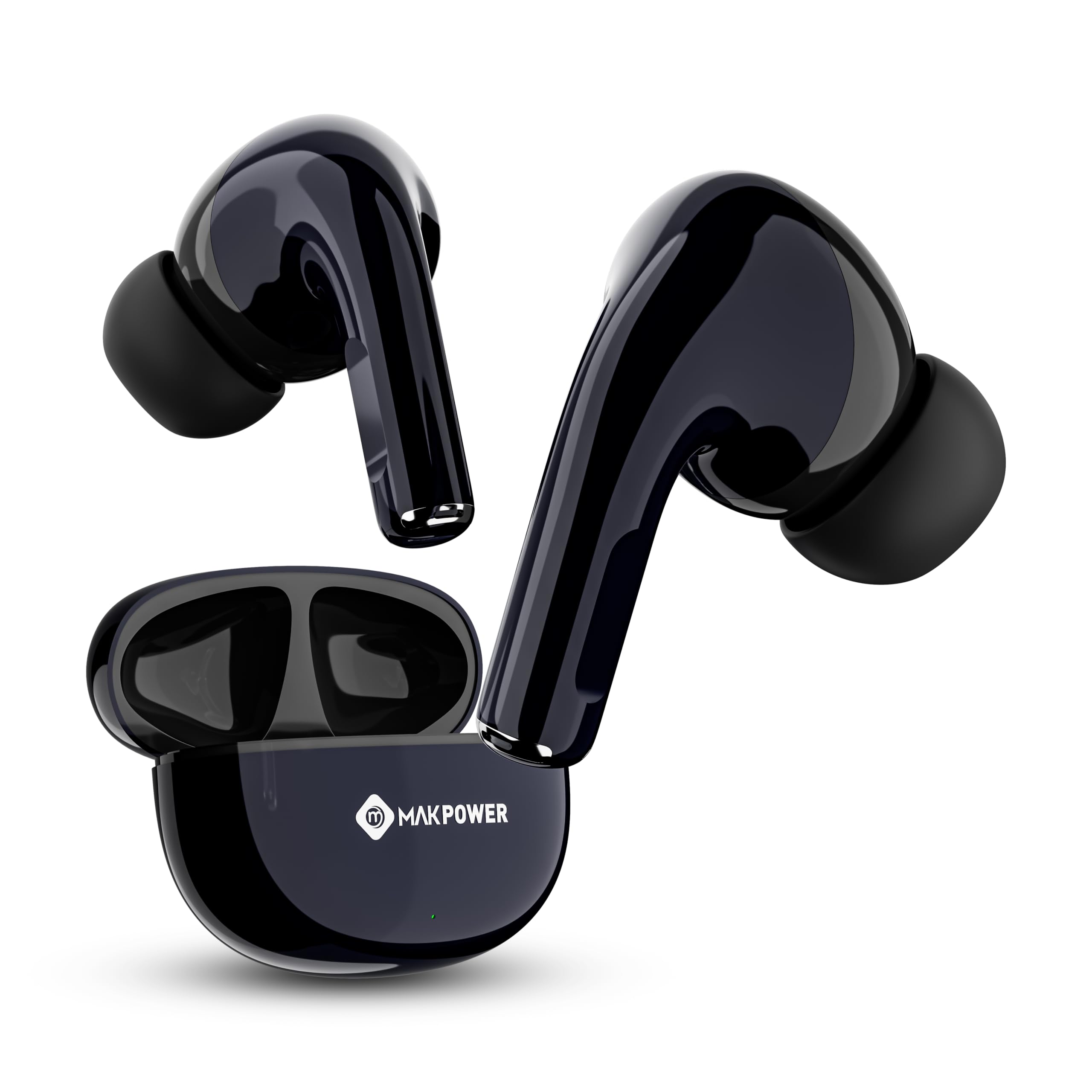MAKPOWER TW-120 Blue Earbuds - Image 1