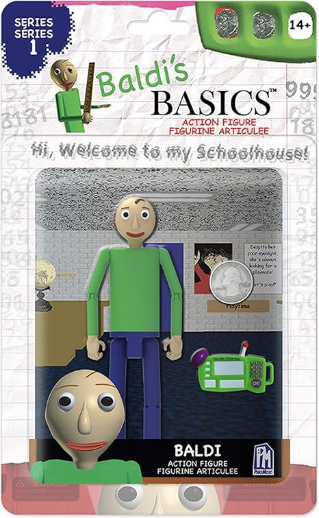 Amazon Com Baldi S Basics 5 Action Figure Baldi Multicolour Toys Games - roblox baldi's basics song