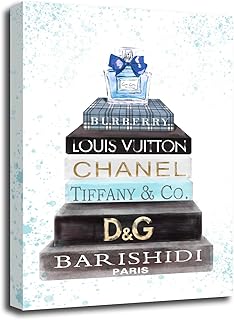 Meetdeceny Fashion Women Canvas Wall Art Blue Bathroom Wall Art Decor Ae...