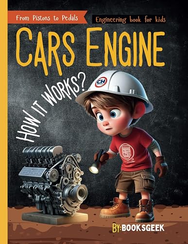 How Car Engines Work for Kids: Car engineering for kids How Car Engines Work Science and Mechanical Engineering Book made it easy for kids to understand all engine parts and how it works