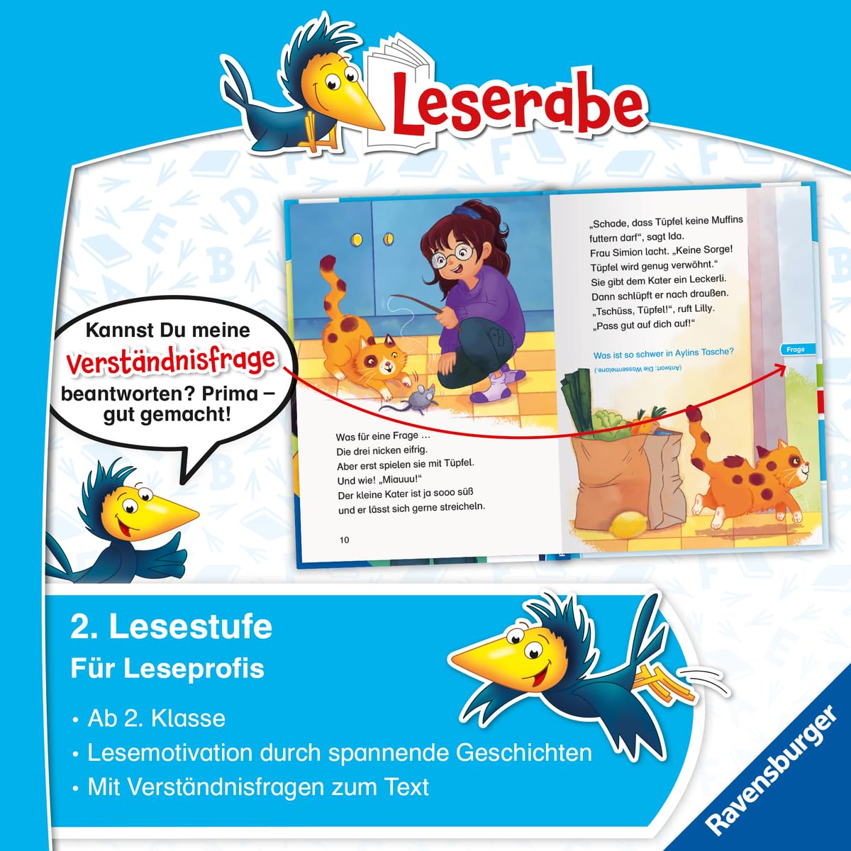 Leserabe 2. Lesestufe - Der Fall Katzenpfote