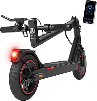 Electric Scooters - Electric Scooter Adults, 500W Motor, 18 MPH Top Speed, 8.5'' Tires, 21 Miles, Long Range Electric Scooter for Adults and Teens