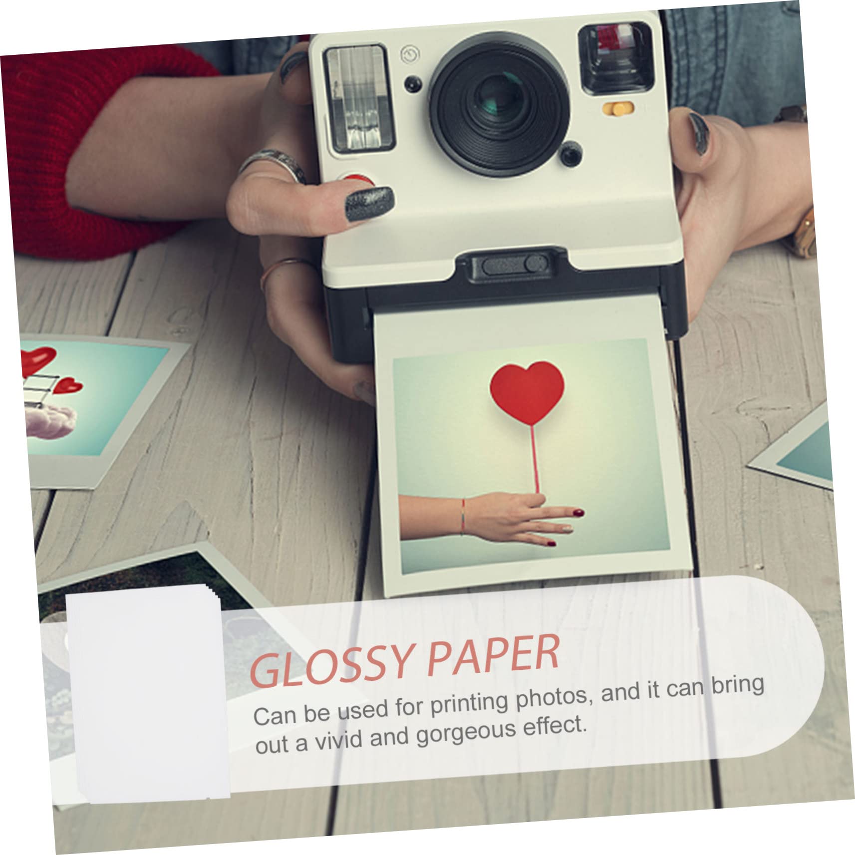 jojofuny 5 Sätze Hochglänzendes Fotopapier Beidseitig Professionelles Druckpapier Für Tintenstrahldrucker Für Foto Und Visitenkartendruck Klare Druckqualität Vielseitig 10 Blätter * 5