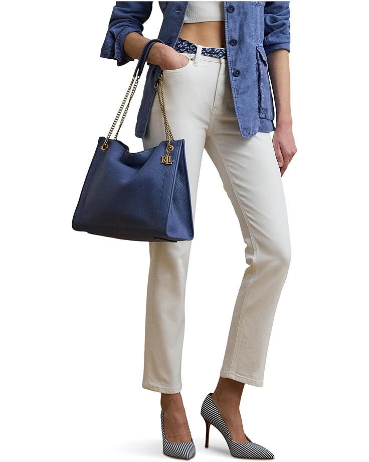 Lauren Ralph Lauren Pebbled Leather Large Bradley Tote Bag - #5 of 5
