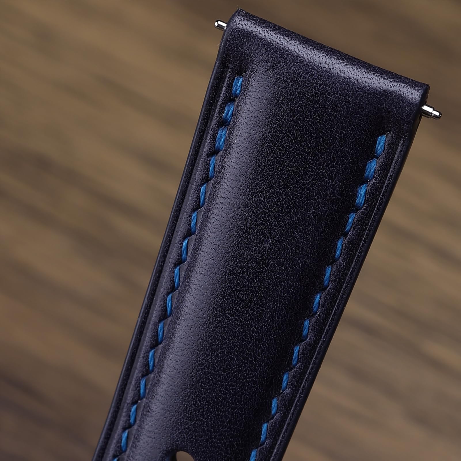 REZERO Correas de Reloj de Cuero de Toscana, Correas Artesanales con Liberación Rápida, Pulseras de Cuero de Grano Completo Curtido al Vegetal, Repuestos para Relojes de Hombre 19/20/21/22/24mm