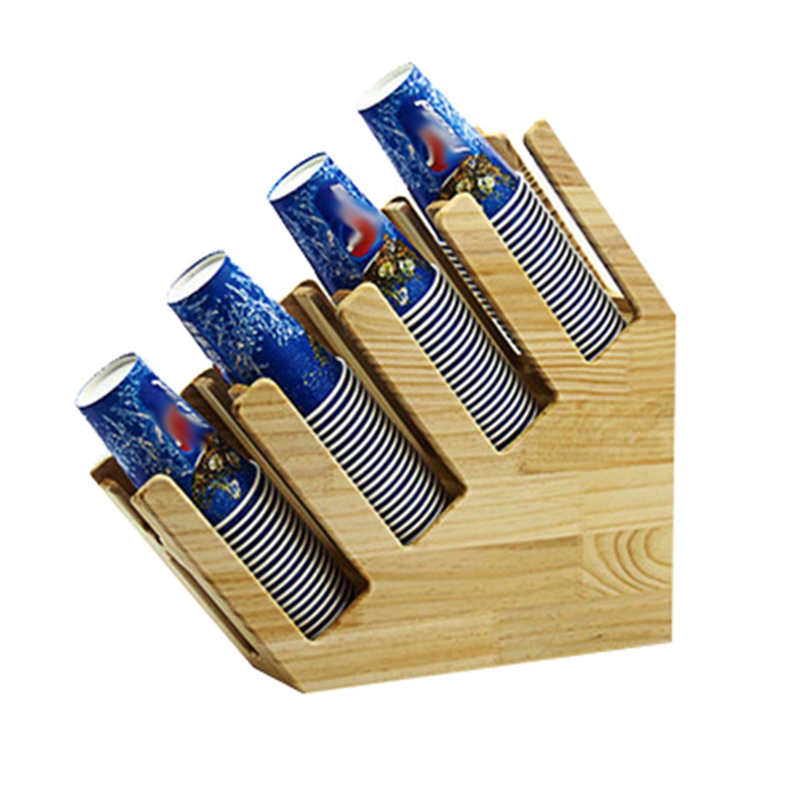 Porte-gobelet de comptoir avec support épices pour cuisine et café