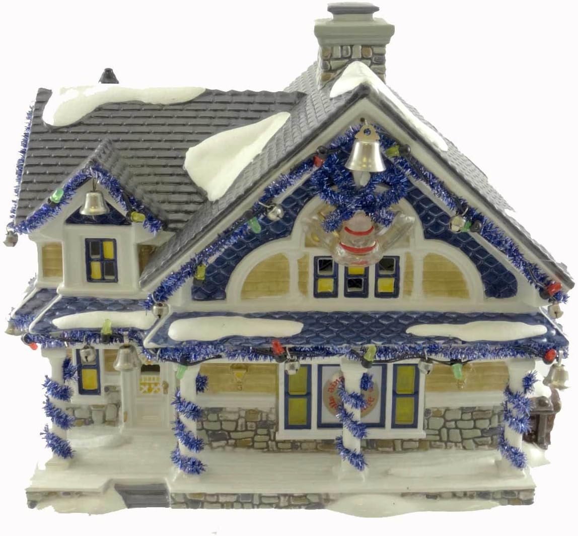 Department 56 Snow Village Christmas Lane Jingle Bells Musical House