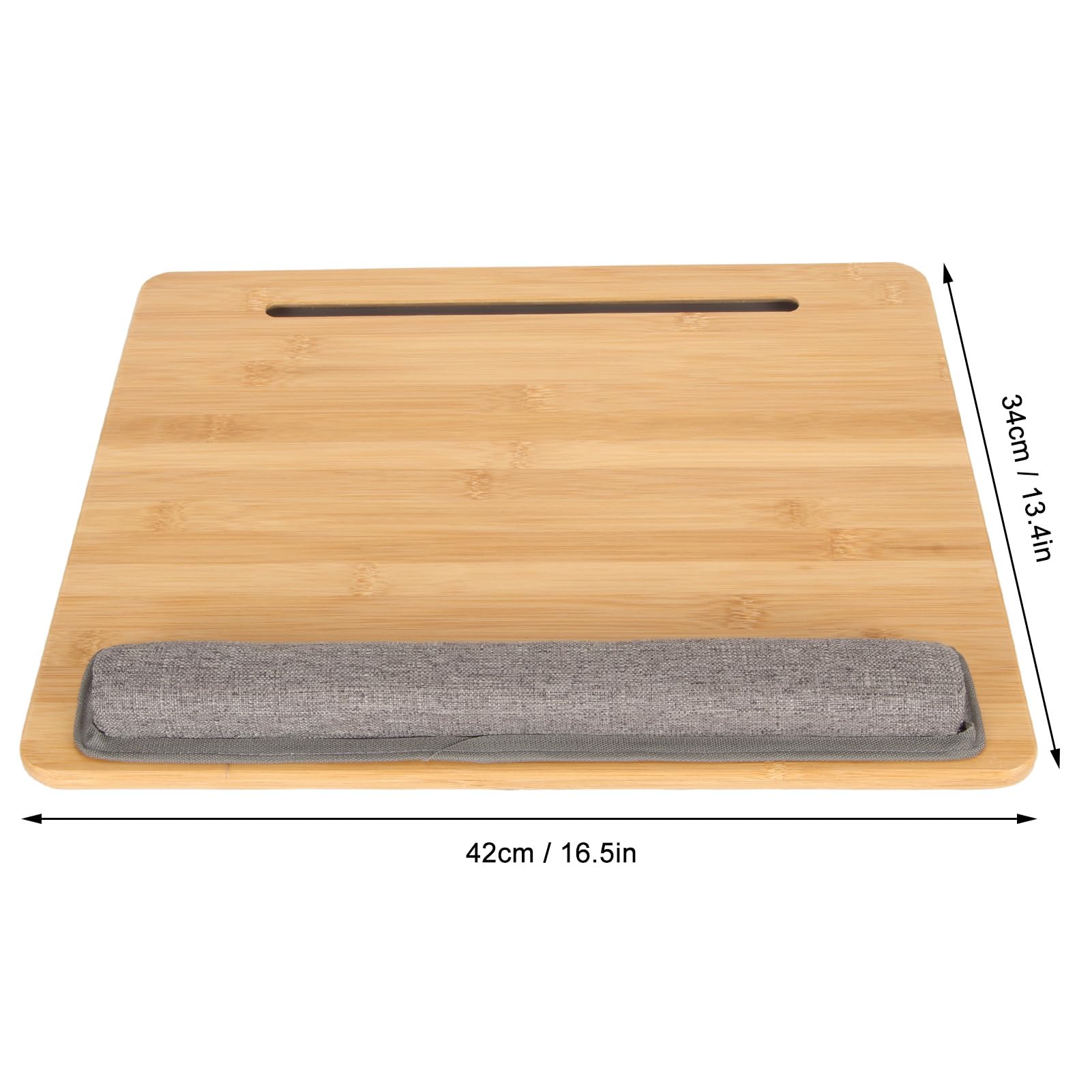 Yctze Wygodne lekkie biurko na kolana z poduszką i uchwytem na tablet do domu – ergonomiczna konstrukcja kąta nachylenia