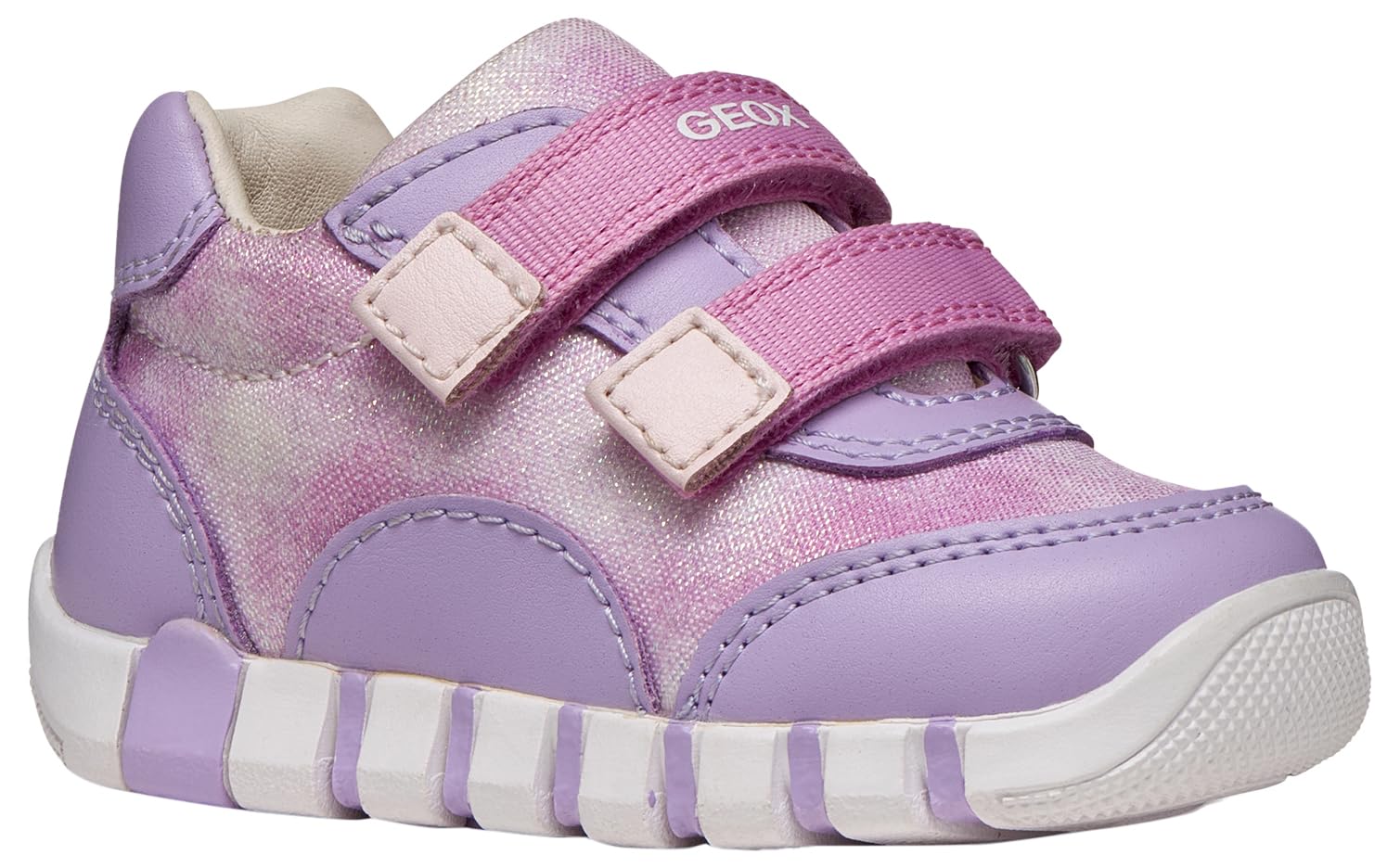 Geox Baby Girl B IUPIDOO Girl A Trainers, Lilac, 18 EU