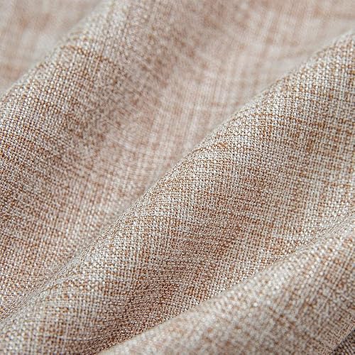 Miniatura 6 de Mantel de lino rústico de arpillera lavable, de peso pesado sólido de 70 pulgadas, con borde de encaje, para decoración de cocina y comedor