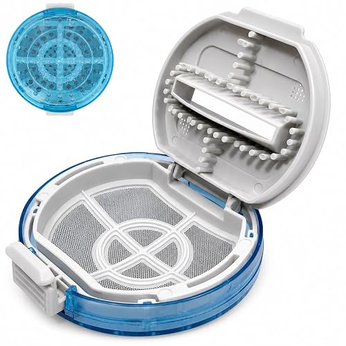 DEXURIES Magic Filter for LG Top Load Fully Automatic Washing Machine | Lint/Dust/Waste Collector Net Jali | Compatible LG Parts Lint Filter (Blue, Pack of 1)