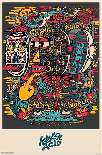 Miniatura 2 de Trends International Killer Acid - Change Yourself Canvas Wall Poster