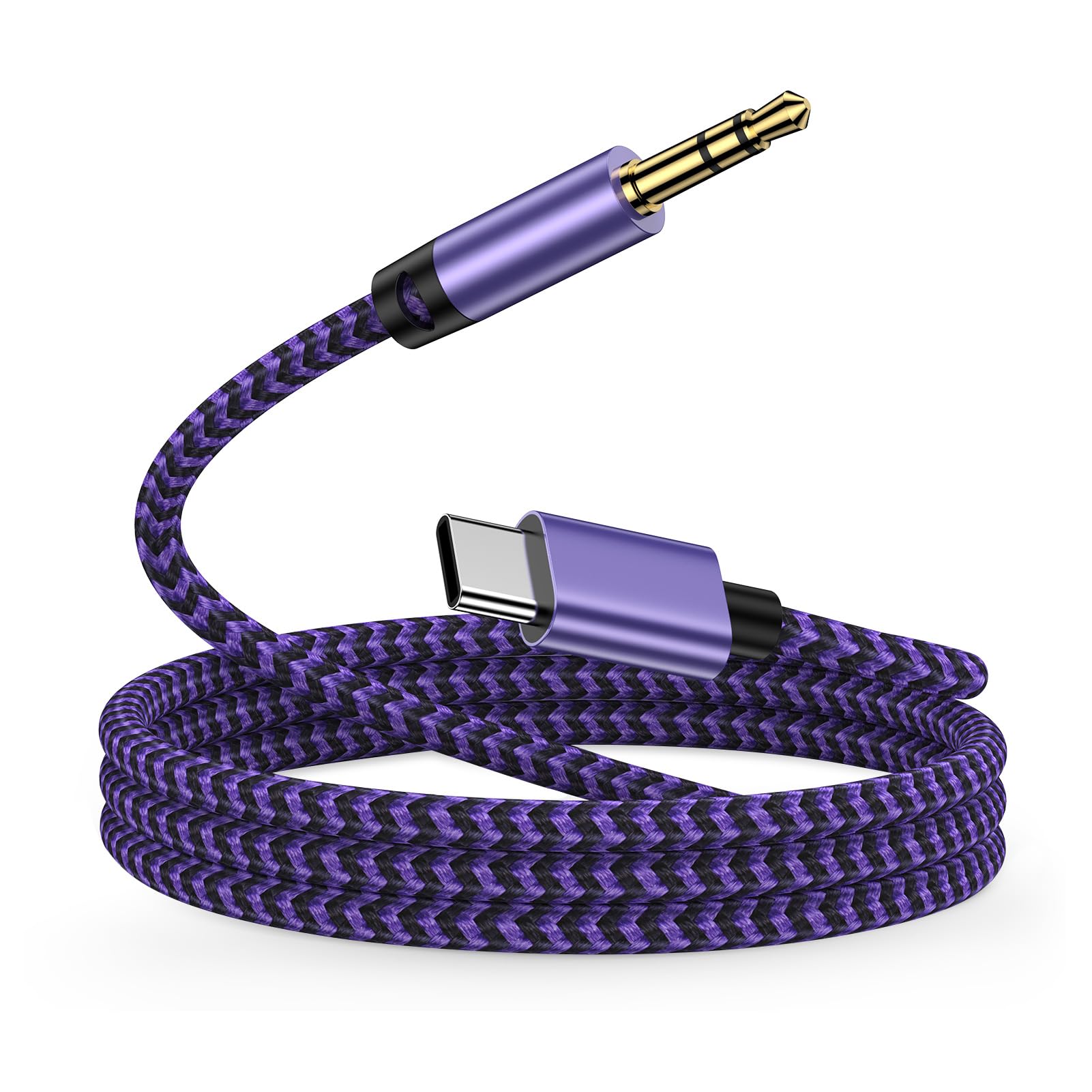 iPhone 16 17 Aux Cord for Car USB C to 3.5mm Headphone Jack Adapter 3FT Car Stereo Aux Audio Cable for iPhone 17 Pro Max Air 16 Plus 16e,Samsung