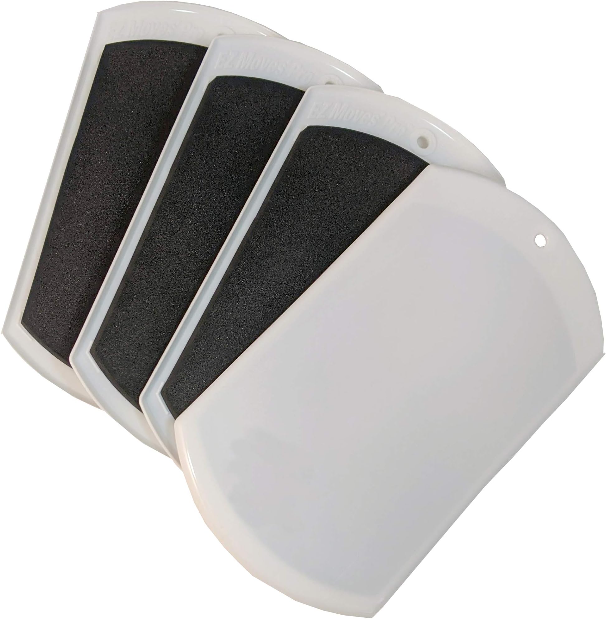 EZ Moves Furniture Slides for Carpet, Professional (11โ x 7โ) - Easily Move Sofas, Loveseats, Cabinets, Bookcases, and More (4 Slides per Set)