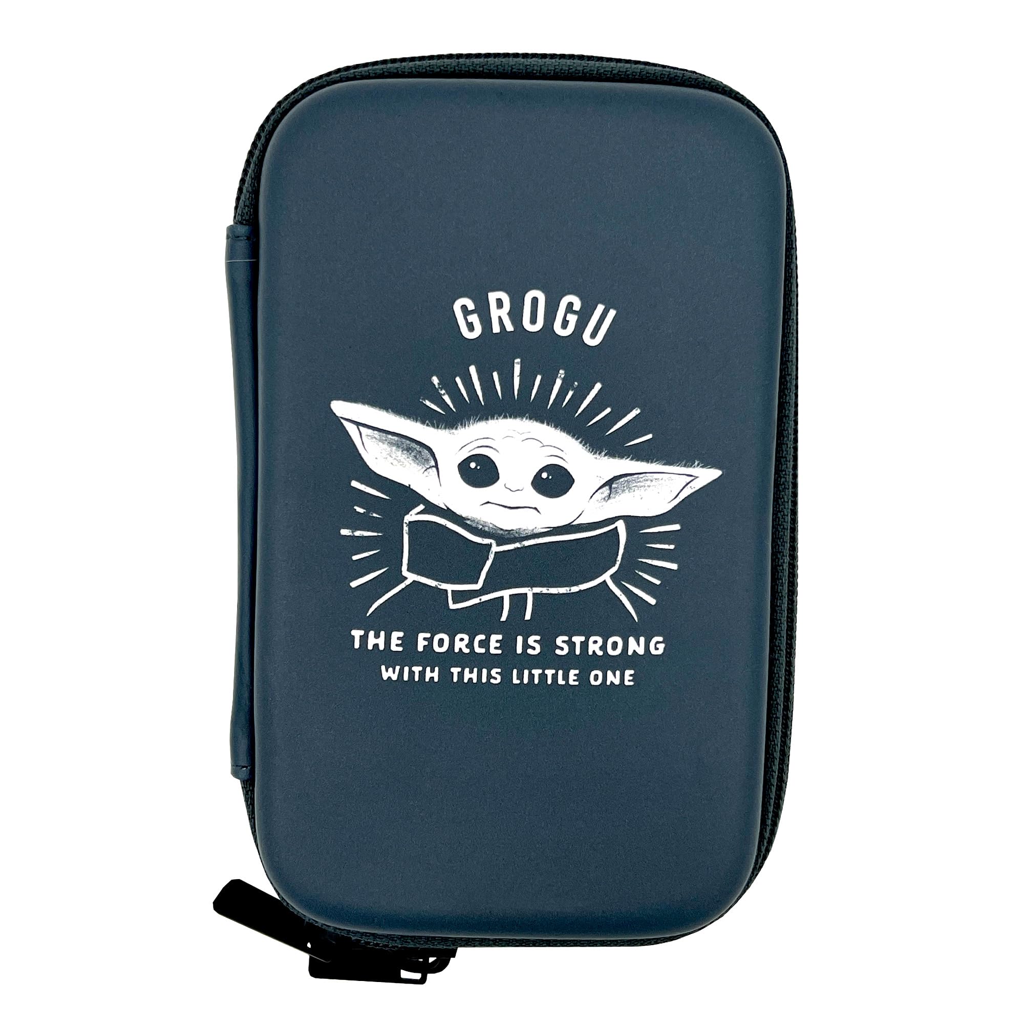Wondee Mandalorian Baby Yoda Hard Case 2.5 Inch Hard Case with Grogu Design - Star Wars Gifts, Official Star Wars Merch