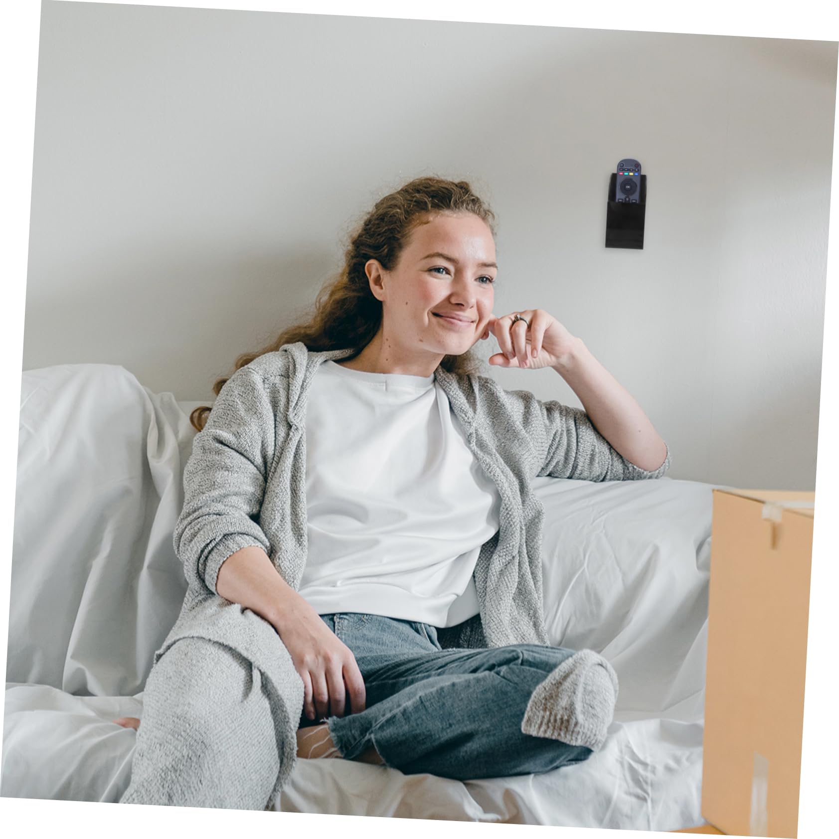 STOBOK 3pezzi Organizzatore Muro Per Telecomandi Portaoggetti Da Parete Supporto Per Controllo Remoto Design Compatto e Pratico Per Camera Da Letto e Soggiorno
