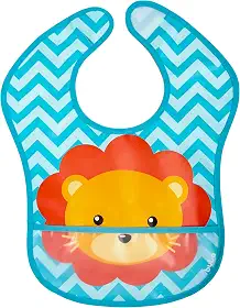 Buba Buba Babador Com Bolso Leão Cor: Colorido