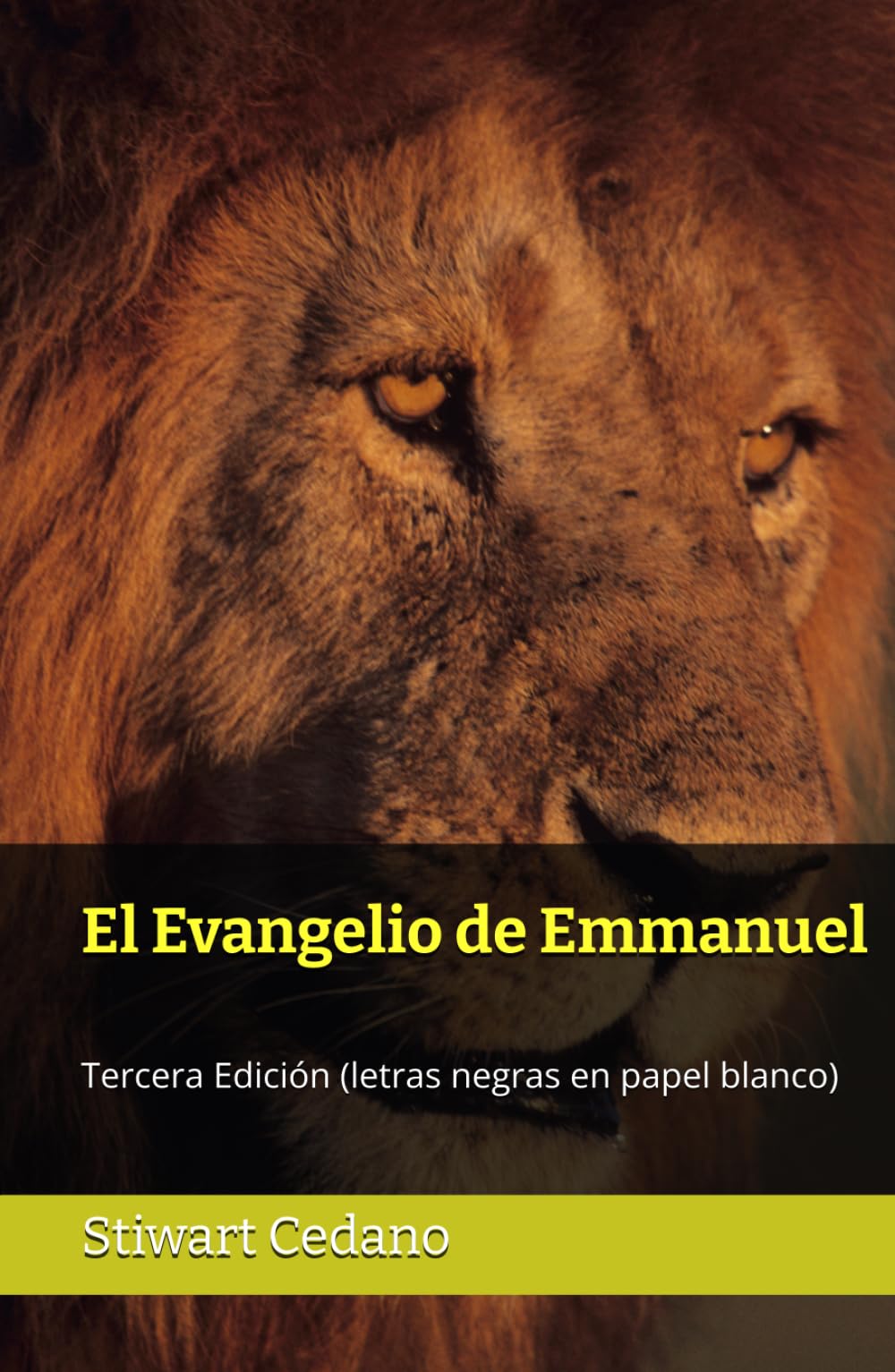 El Evangelio de Emmanuel: Tercera Edición (letras negras en papel blanco)