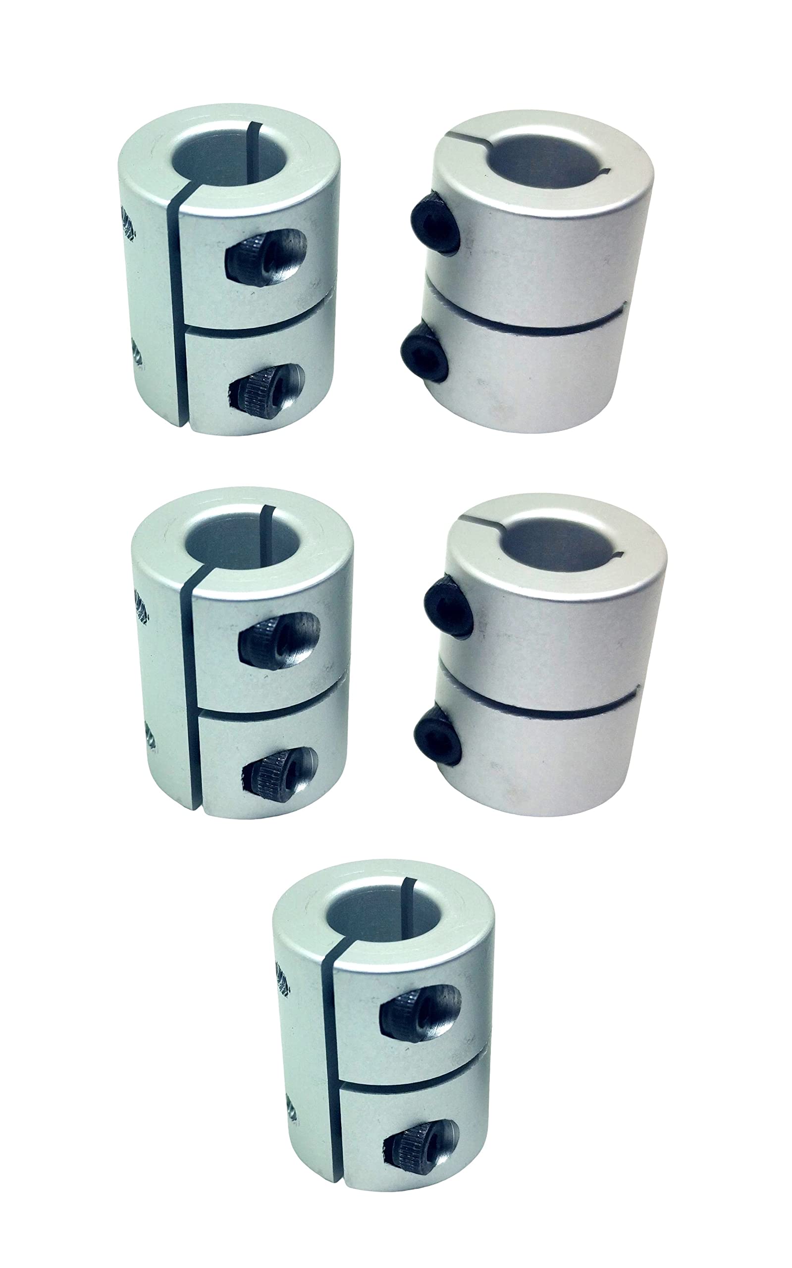 INVENTO 5Pcs 10x10mm Motor Jaw Shaft Coupler Aluminum 10mm to 10mm Rigid Self Centering Coupling for 3D Printer Z Axis Nema 23 Stepper Motor DIY (B0BTMLWHXK) Amazon Price History, Amazon Price Tracker
