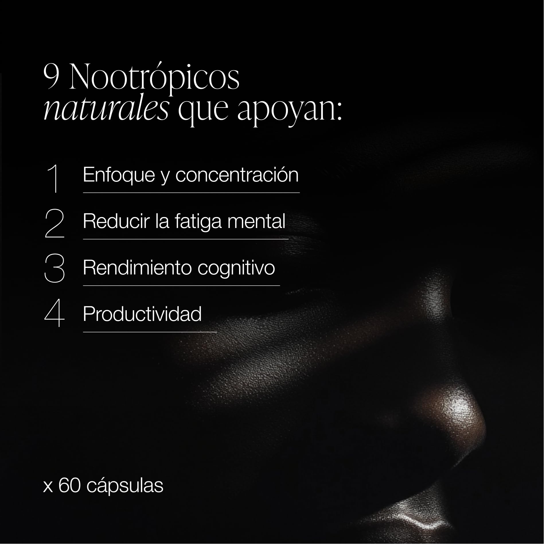 ZZEN FOCUS Nootrópico Natural – Nootropicos Memoria y Concentracion – Pastillas Concentracion Estudiar - Cafeina, L Teanina, Bacopa Monnieri, Ginkgo Biloba, Rhodiola, Vitaminas (PACK 1)