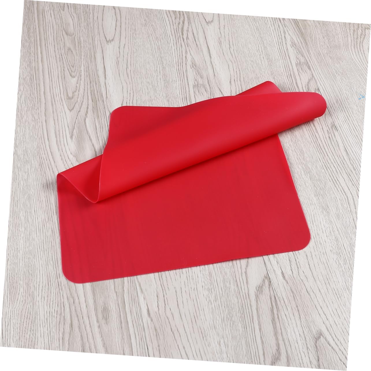 Cup and Bowl Mat for Desk Flexible Design Easy to Clean Red for Kitchen and Dining Use