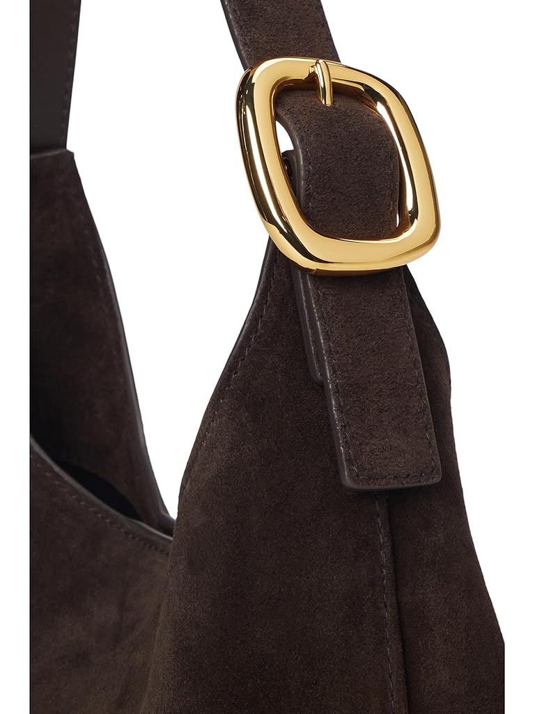 Brown Madewell Puffy Buckle Shoulder Suede