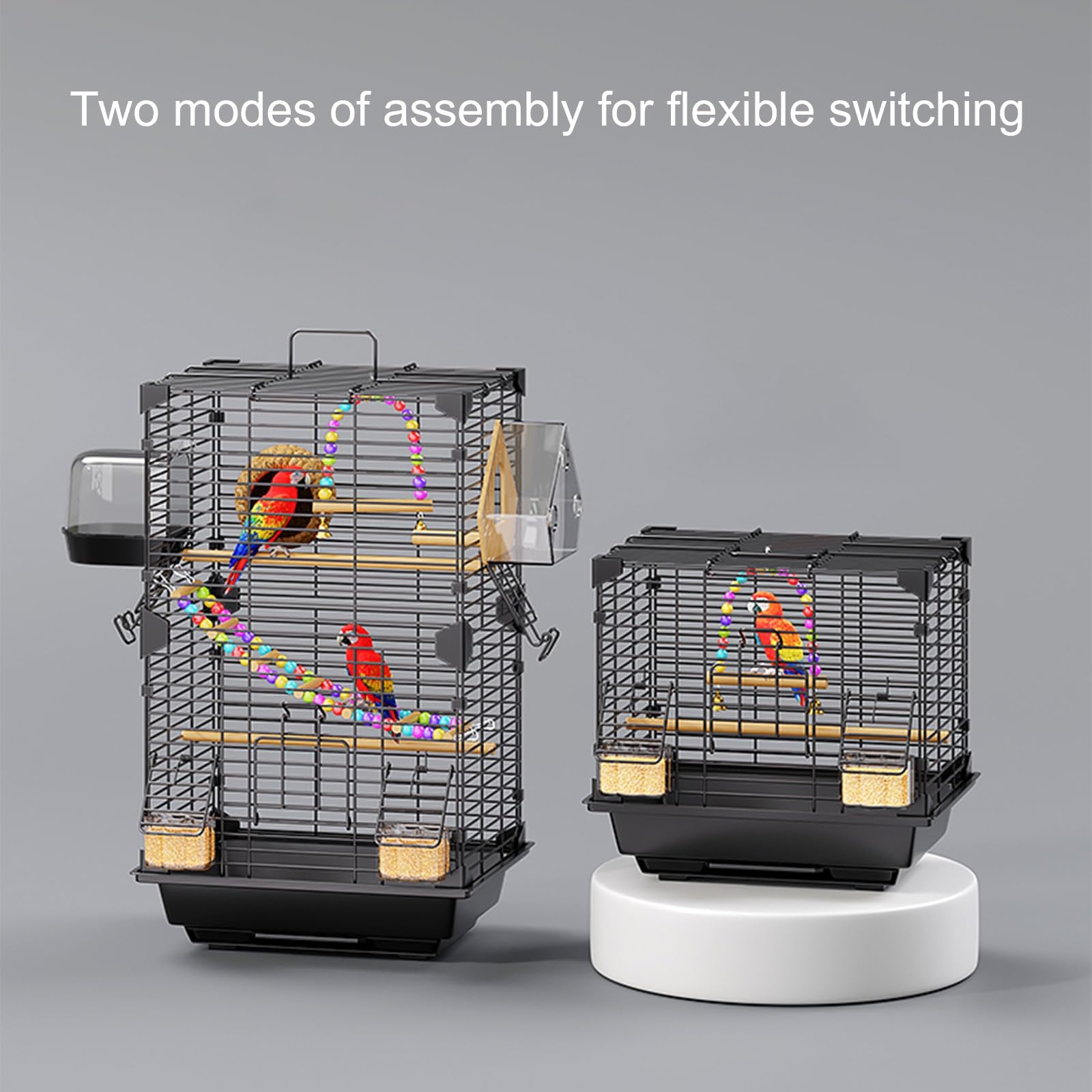 Amazon | インコ ケージ、トリカゴ、持ち運び用ハンドル付き、小型
