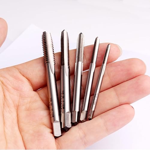 Miniatura 6 de ATOPLEE 5 unids HSS 6542 Tornillo de la máquina Métrico Rosca Taps Set M3 M4 M5 M6 M8